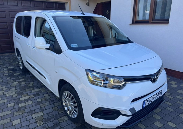 Toyota Proace City Verso cena 65900 przebieg: 186200, rok produkcji 2020 z Tarnów małe 172